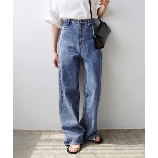 カーブ デニム パンツ evernavy エバーネイビー : マルイ(丸井)Yahoo