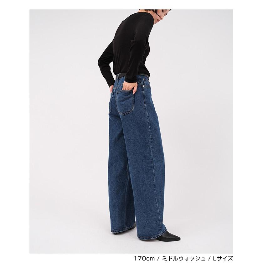 カーブ デニム パンツ evernavy エバーネイビー : マルイ(丸井)Yahoo