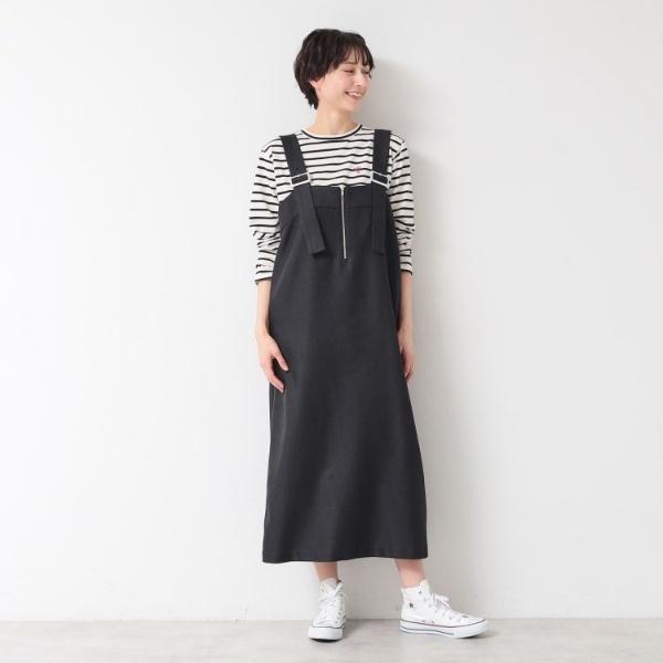 Dessin 【洗える】フロントジップジャンパースカート : マルイ