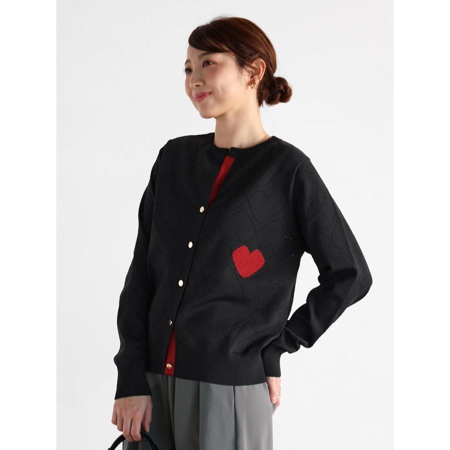 VIN（バン） 透かし編みハートニットカーディガン : マルイ(丸井)Yahoo