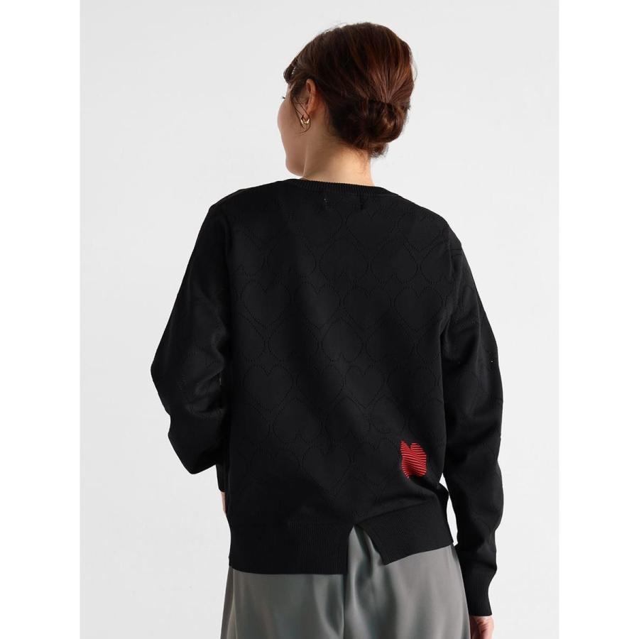 VIN（バン） 透かし編みハートニットカーディガン : マルイ(丸井)Yahoo