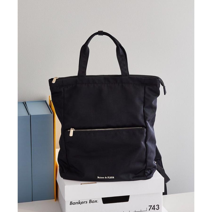 Maison de FLEUR（メゾンドフルール） 撥水加工2Wayトートリュック 