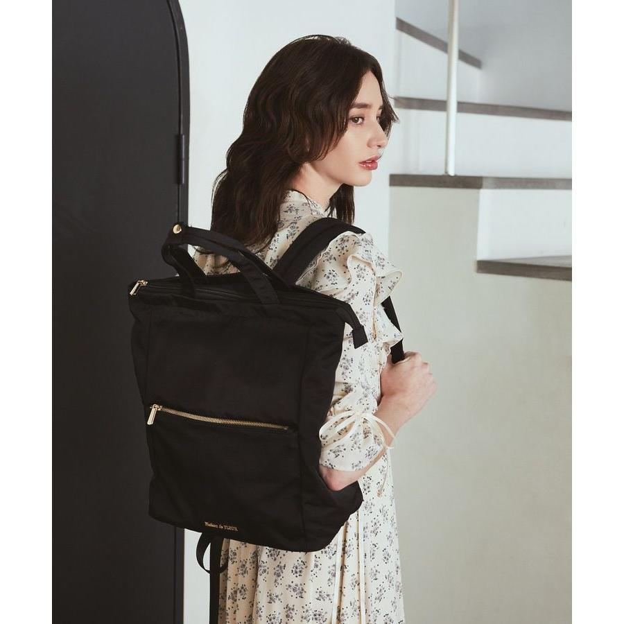 Maison de FLEUR（メゾンドフルール） 撥水加工2Wayトートリュック 