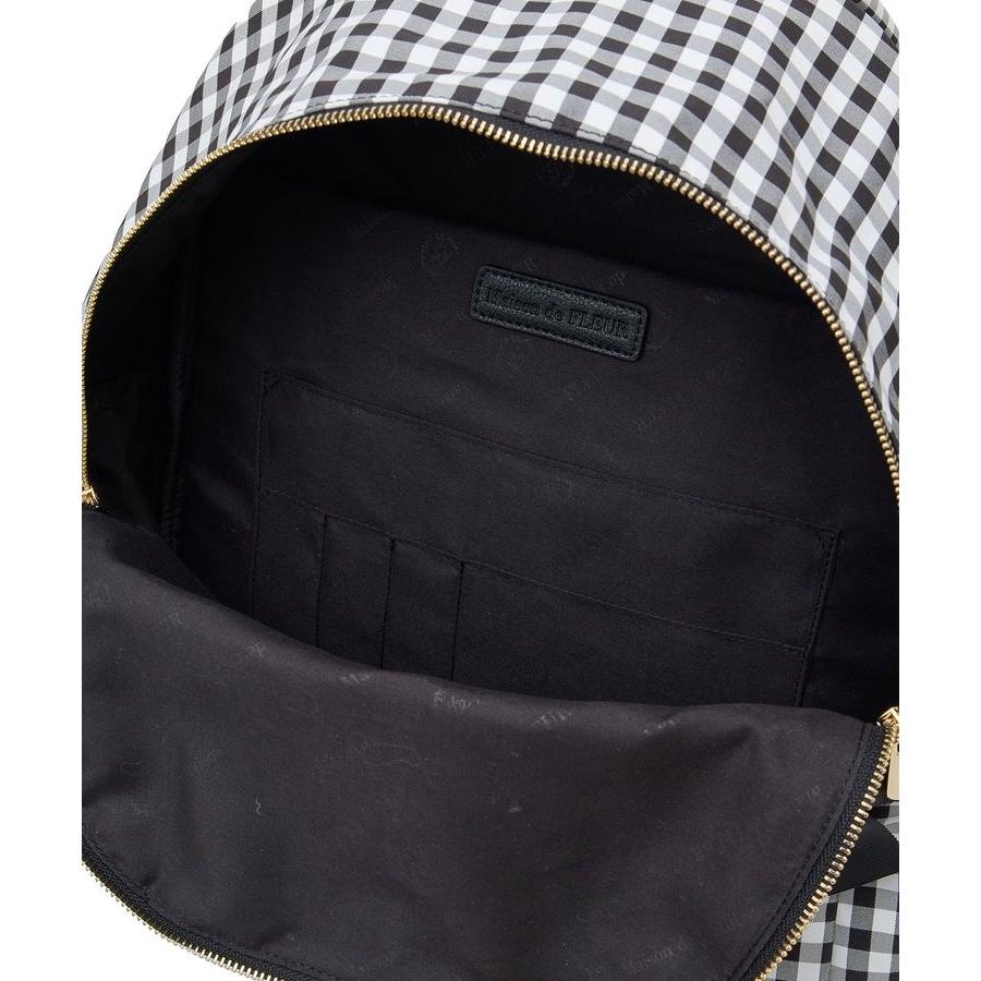Maison de FLEUR（メゾンドフルール） ギンガムフロントリボンリュック 