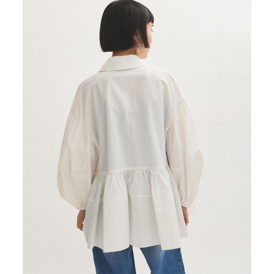 新品 adam et rope アダムエロペ 【サステナブル】ペプラムブラウス ADAM ET ROPE'｜【再入荷・新色追加・サステナブル】ペプラムジップ