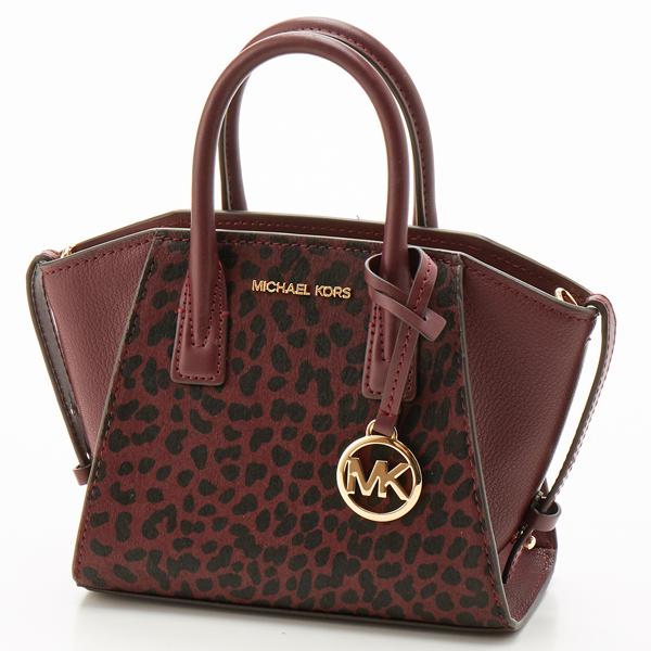 MICHAEL KORS AVRIL チータープリント カーフヘア レザー