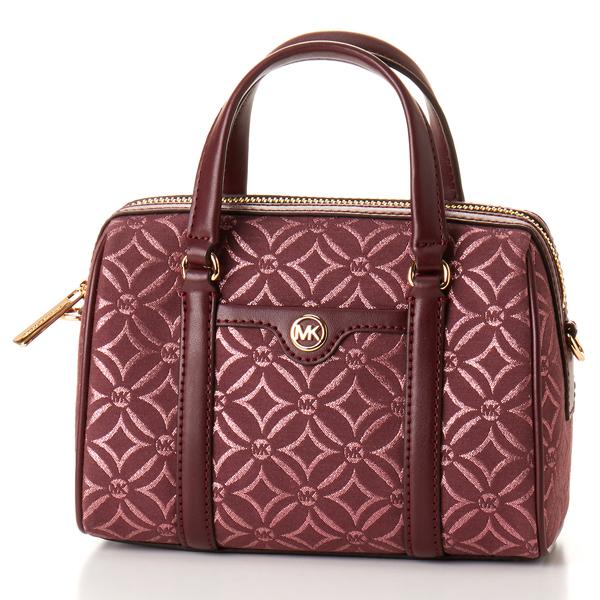 マイケル・コース（Michael Kors）/TRAVEL メタリック ロゴジャカード ダッフルクロスボディ スモール MICHAEL KORS（マイケルコース） TRAVEL メタリック ロゴジャカード