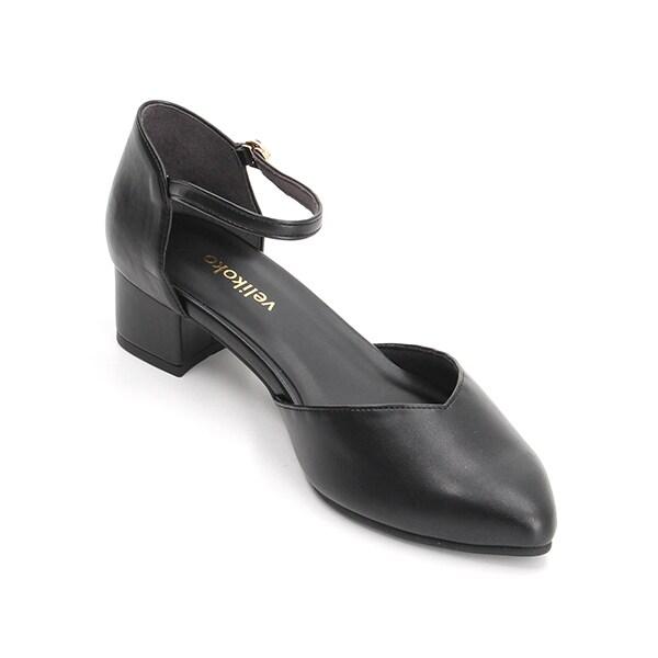 NEW！ストラップセパレートパンプス(4.0cmヒール)[19.5~27cm]ラクチン