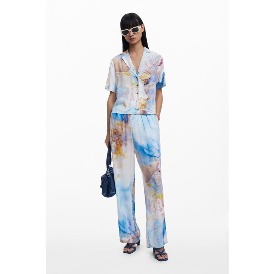 Desigual（デシグアル） シェル柄 ワイドパンツ : マルイ(丸井)Yahoo