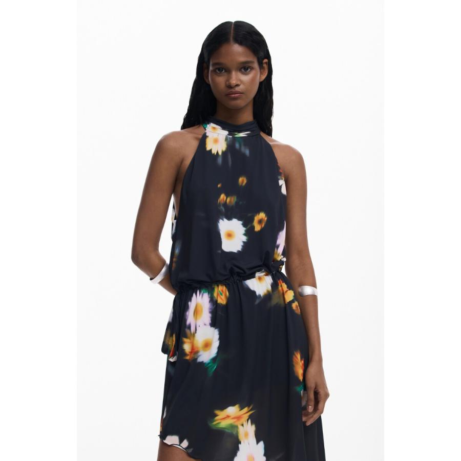 Desigual（デシグアル） 【5サイズ展開/XS/XL】ホルダーネックフラワー