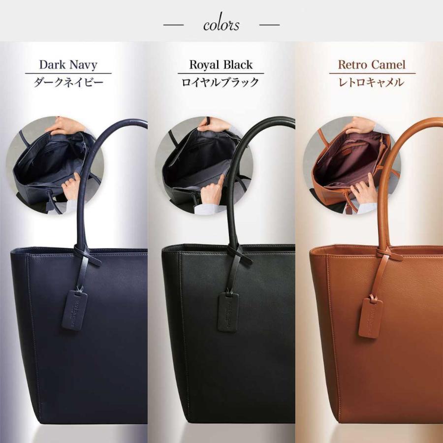 本革 トートバッグ 大容量 16L A4 自立 撥水 : マルイ(丸井)Yahoo!店