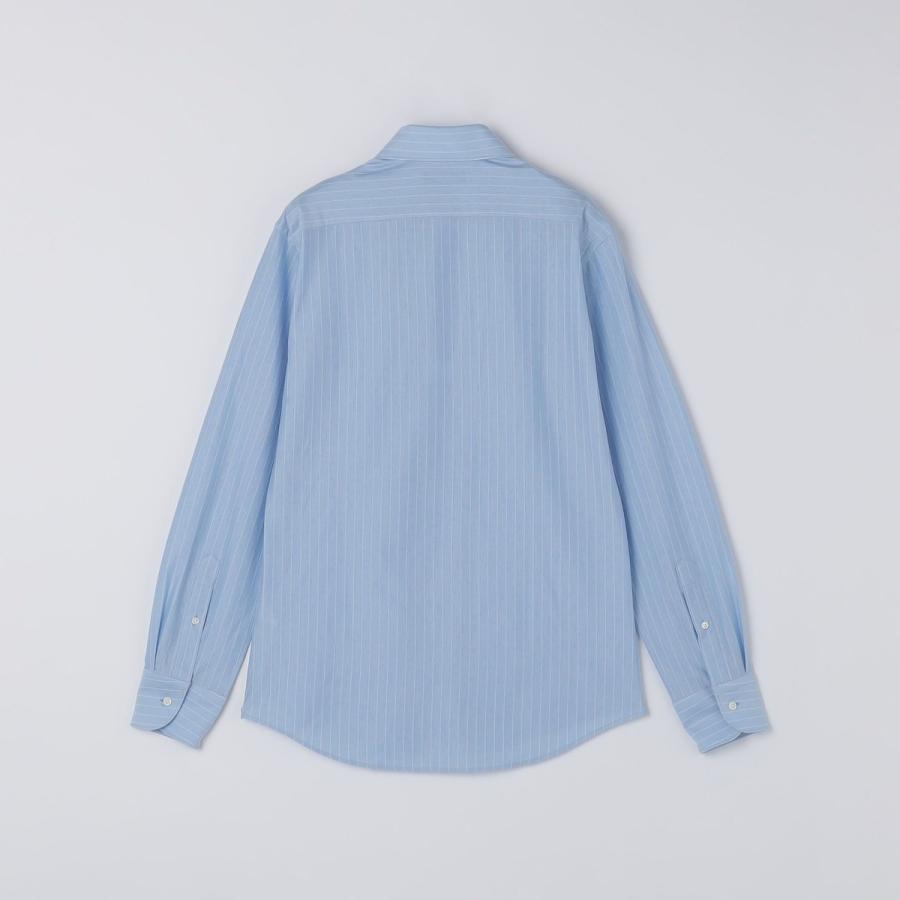 SHIPS（シップス） SHIPS: ジャージー ストライプ ワンピースカラー