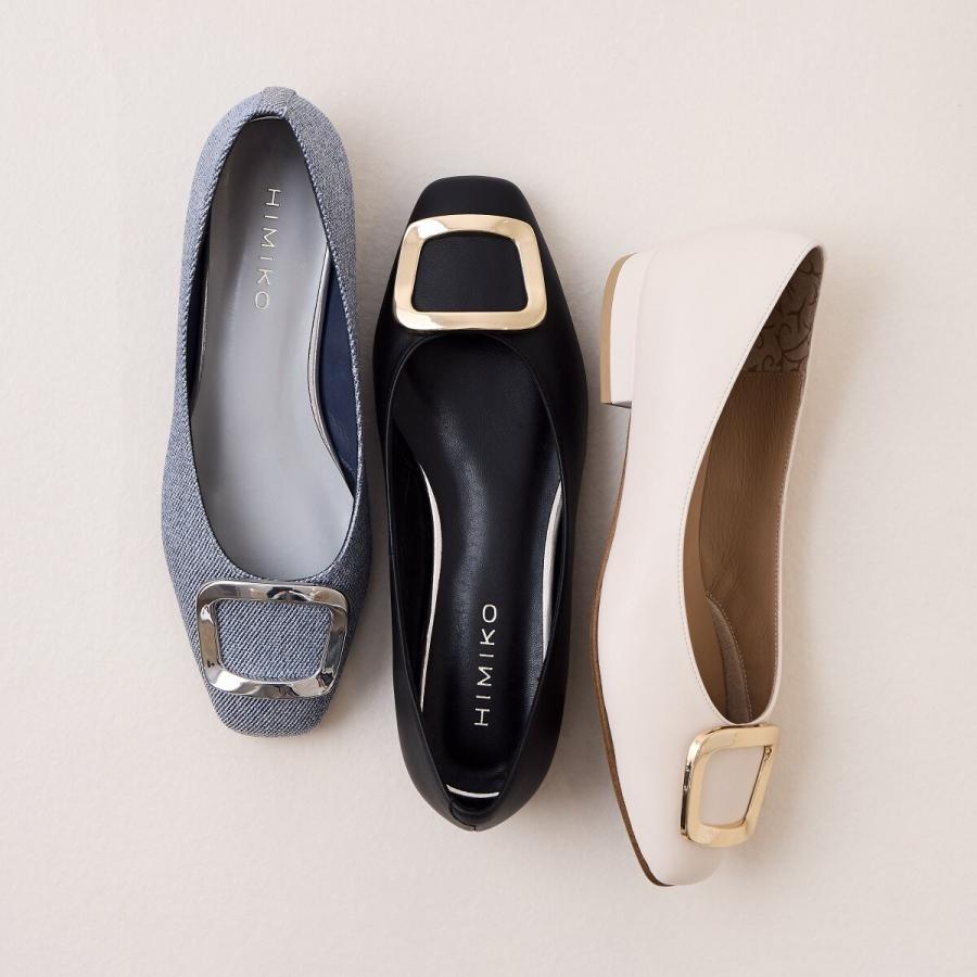 HIMIKO ビジネス〜セレモニーまで◇【卑弥呼25AW】スクエアバックル