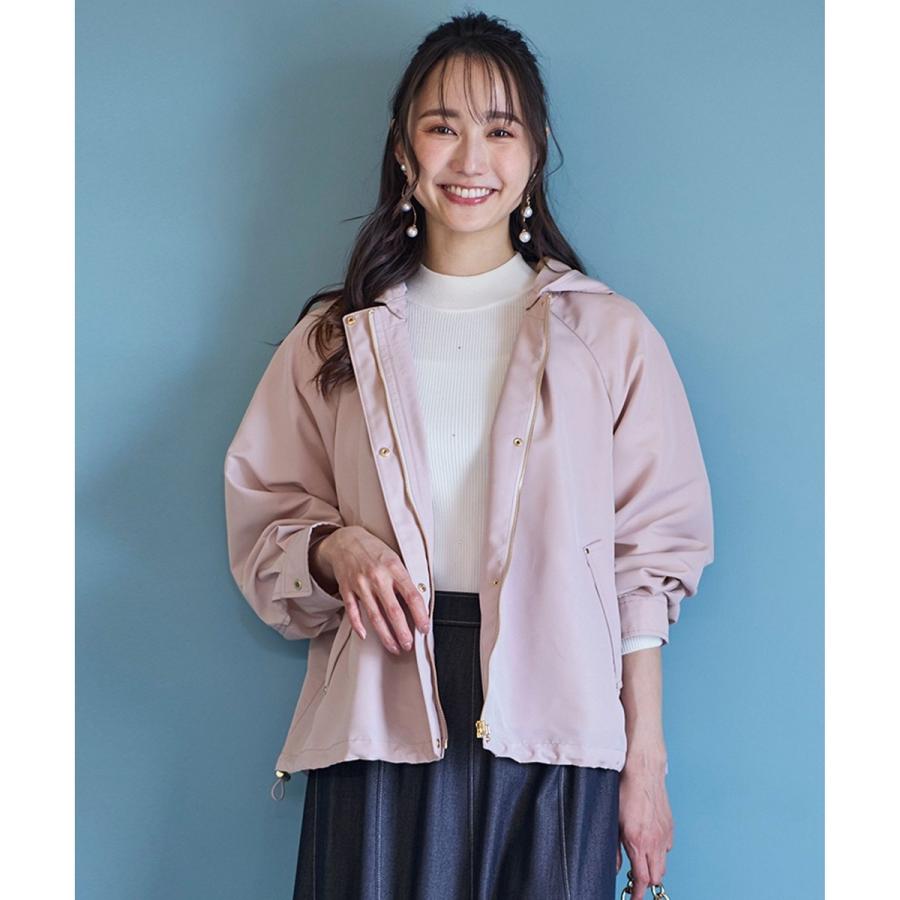 ANY SIS 【撥水・UVカット・花粉ガード】2WAYラグランフーディ