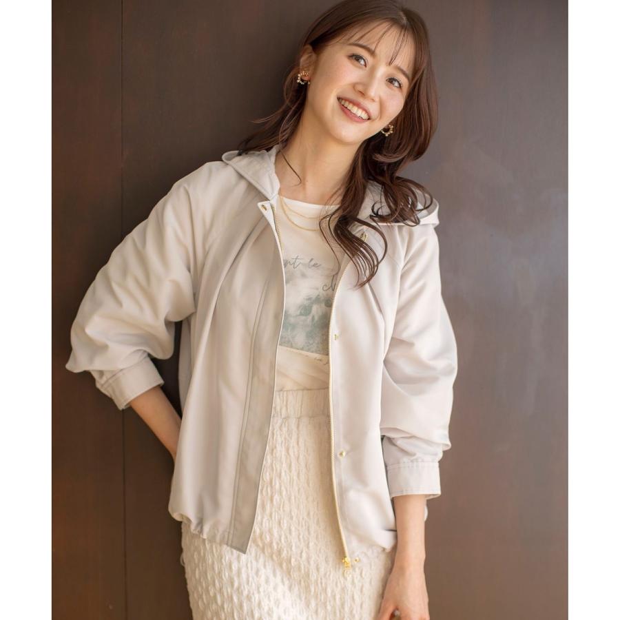 ANY SIS 【撥水・UVカット・花粉ガード】2WAYラグランフーディ