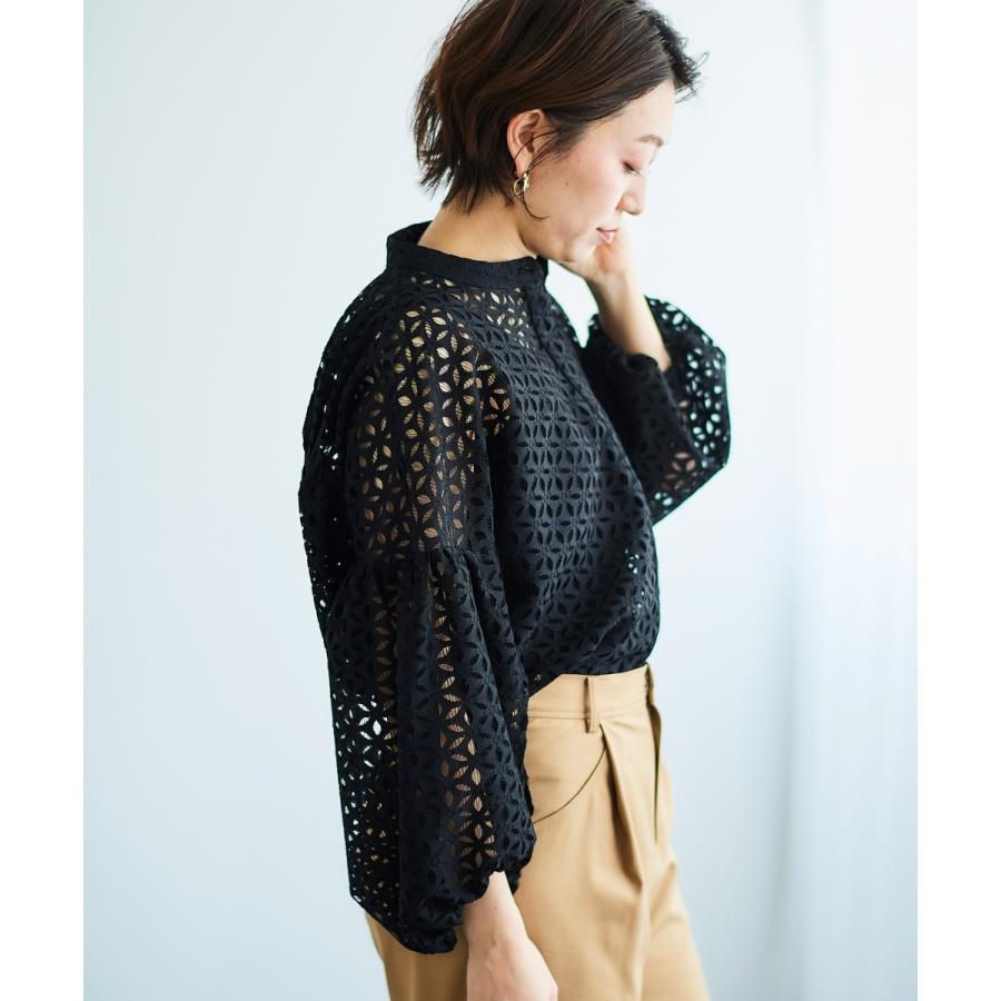 《手洗い可能》TORRAZZO DONNA 別注レースブラウス