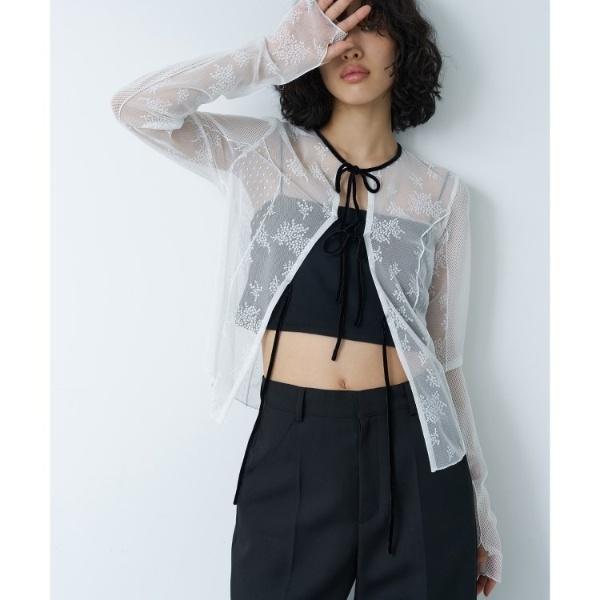 ◇tulle lace ribbon blouse : マルイ(丸井)Yahoo!店 - 通販 - Yahoo