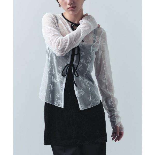 ◇tulle lace ribbon blouse : マルイ(丸井)Yahoo!店 - 通販 - Yahoo