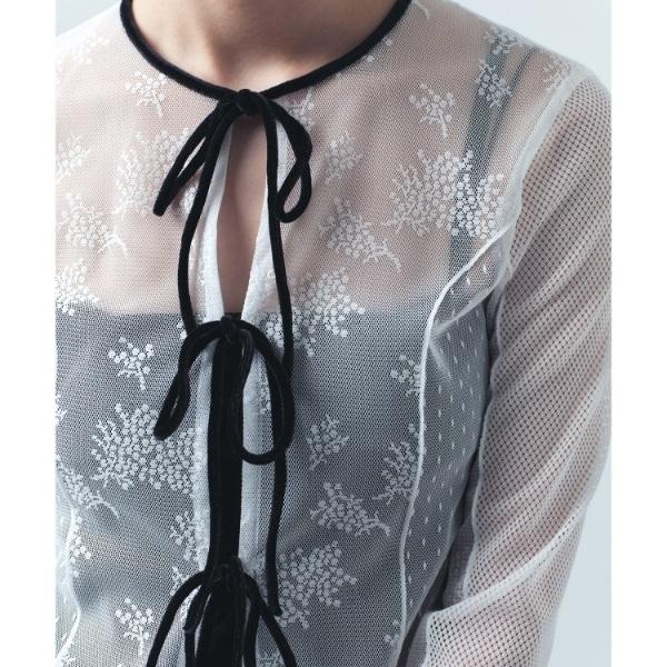 ◇tulle lace ribbon blouse : マルイ(丸井)Yahoo!店 - 通販 - Yahoo