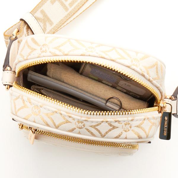 MICHAEL KORS（マイケルコース） JET SET ITEM メタリック ロゴ ジャ