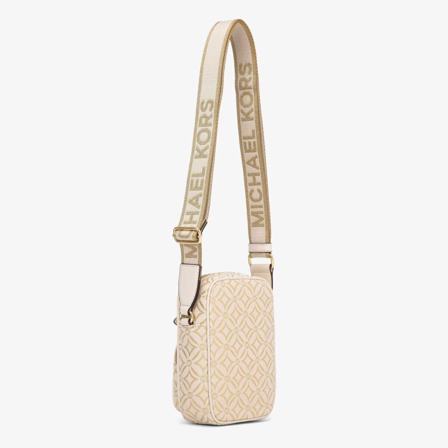 MICHAEL KORS（マイケルコース） JET SET ITEM メタリック ロゴ ジャ