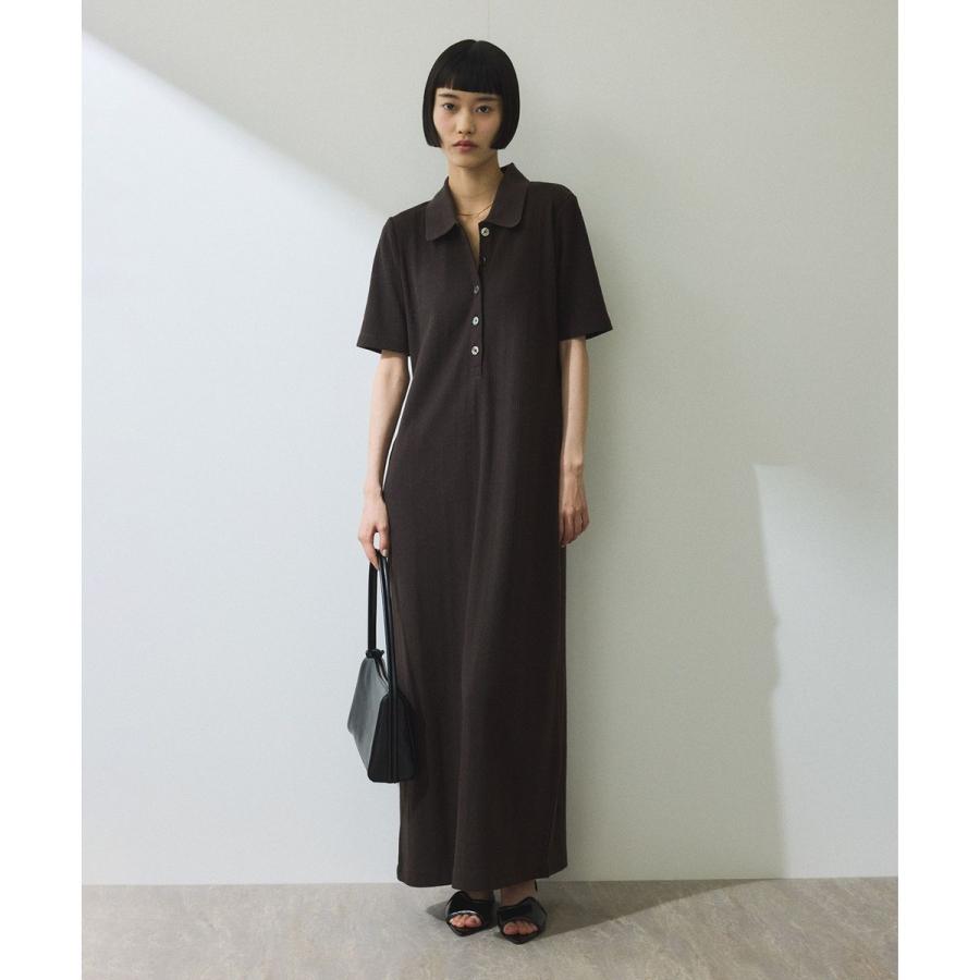 ADAM ET ROPÉ FEMME ハーフスリーブポロシャツワンピース ADAM ET ROPE' 【WEB限定】ハーフスリーブポロシャツワンピース