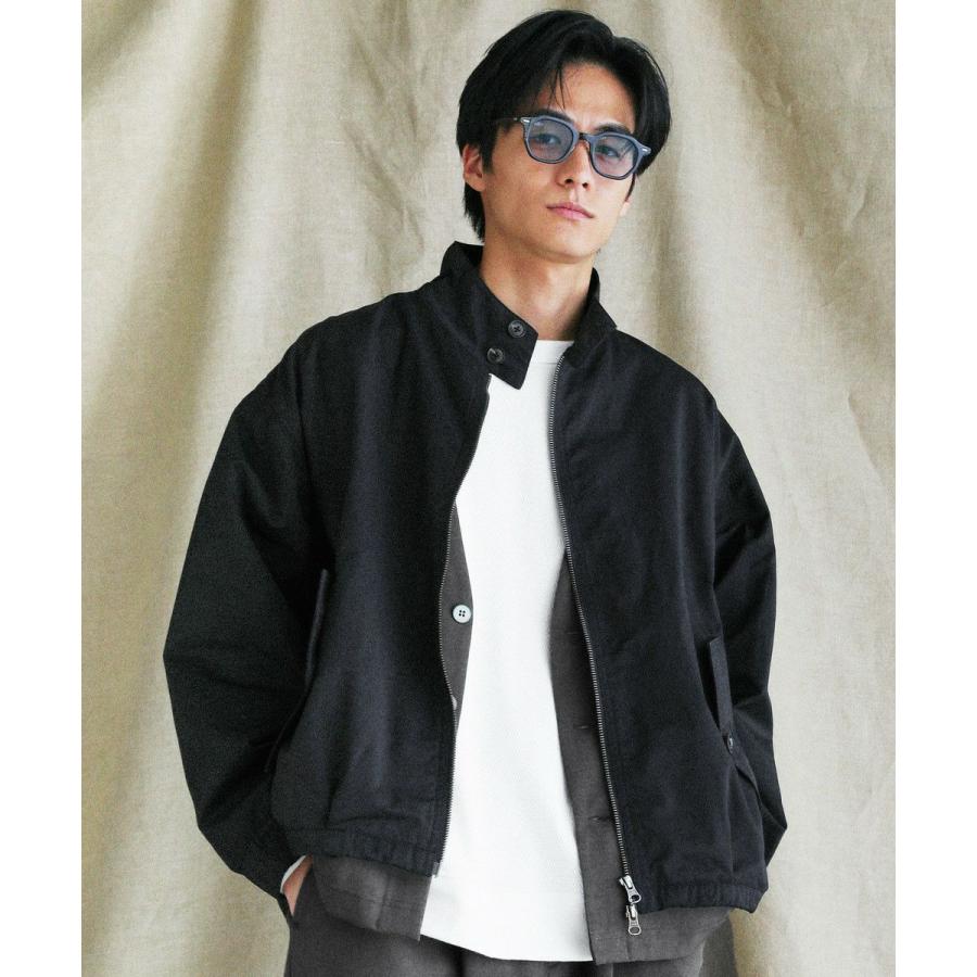 コットンナイロン高密度ツイルG9スウィングトップハリントン