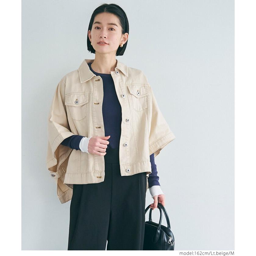 coca 【WEB限定セール】デニムポンチョジャケット 全2色