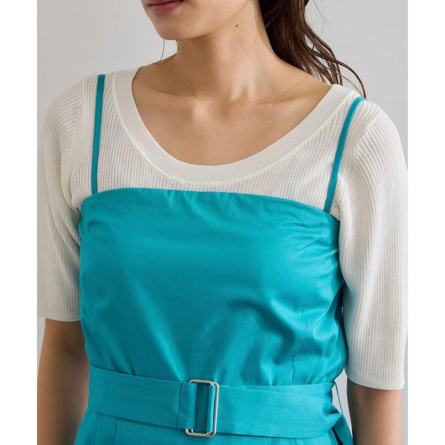 ROPE'（ロペ） コットンサテンオールインワン/洗える : マルイ(丸井