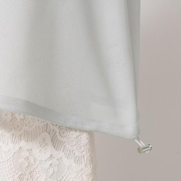 SunaUna（スーナウーナ） 【メッシュ／パフスリーブ】ライトブルゾン