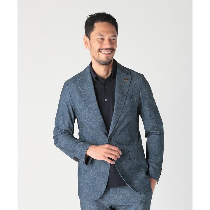 COLE HAAN◇トリコットメッシュデニムプリントジャケット/4