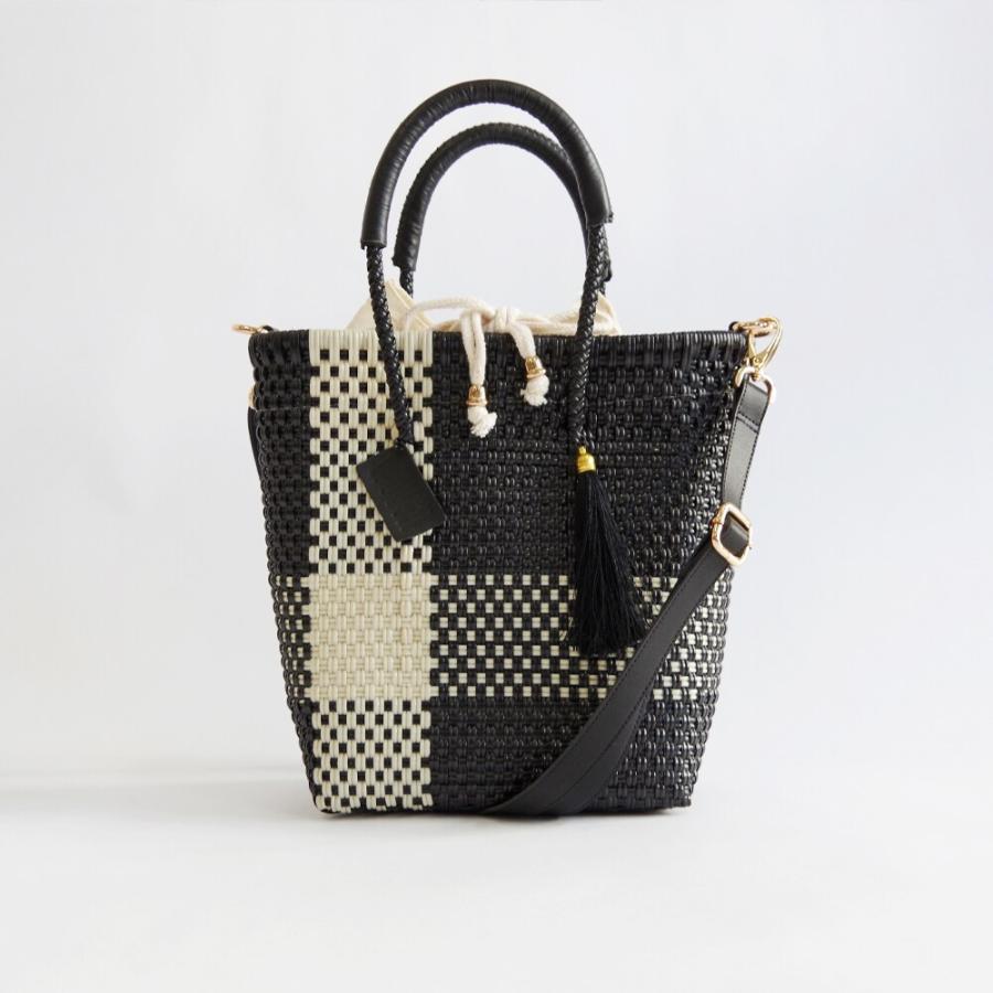 WOVEN (ウーヴン) / メキシコ製 ショルダートート 2WAY ミニバッグ