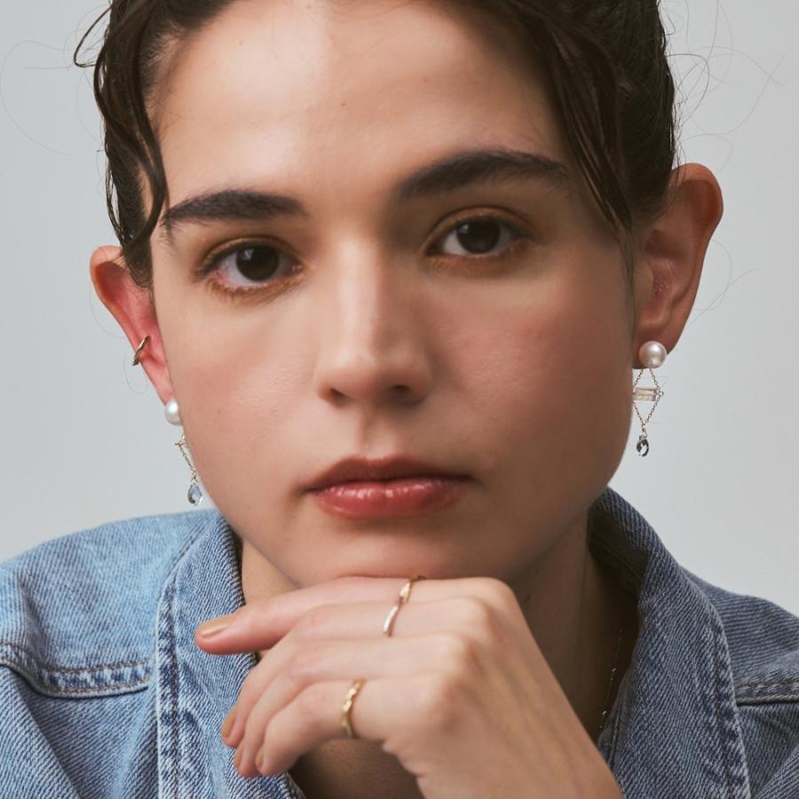 agete 34th K5ピアスチャーム ホワイトラブラドライト 向日葵 完売 agete 34th K5ピアスチャーム ホワイトラブラドライト 向日葵 完売