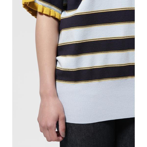 BEAVER RHODOLIRION／ロドリリオン Frill Polo Sweater フリル