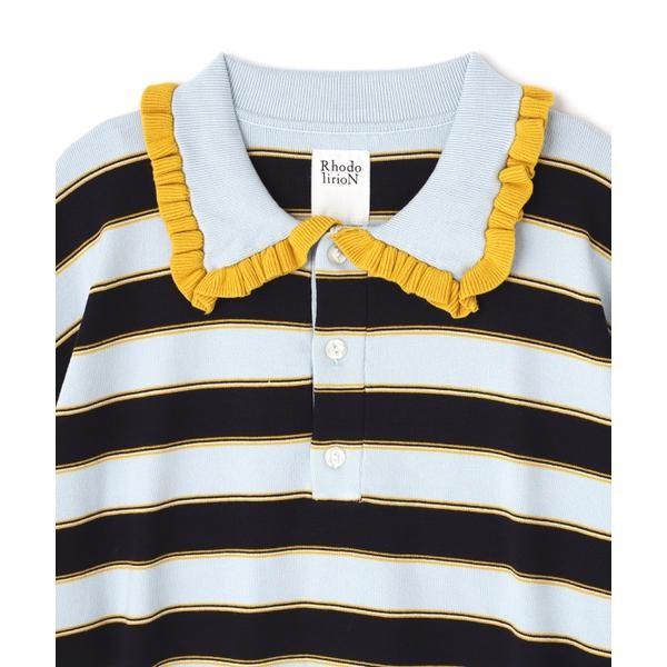 BEAVER RHODOLIRION／ロドリリオン Frill Polo Sweater フリル