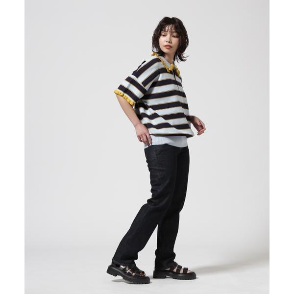 BEAVER RHODOLIRION/ロドリリオン Frill Polo Sweater フリル BEAVER RHODOLIRION/ロドリリオン Frill Polo Sweater フリル