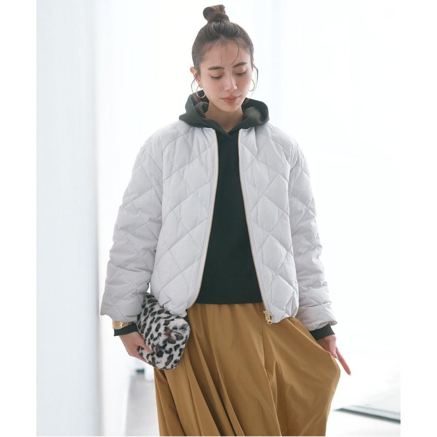 美品 UNFILOxTAION キルティングダウン ショート丈ブルゾン 洗える TAION×UNFILO】キルティングダウン ショート丈ブルゾン / UNFILO