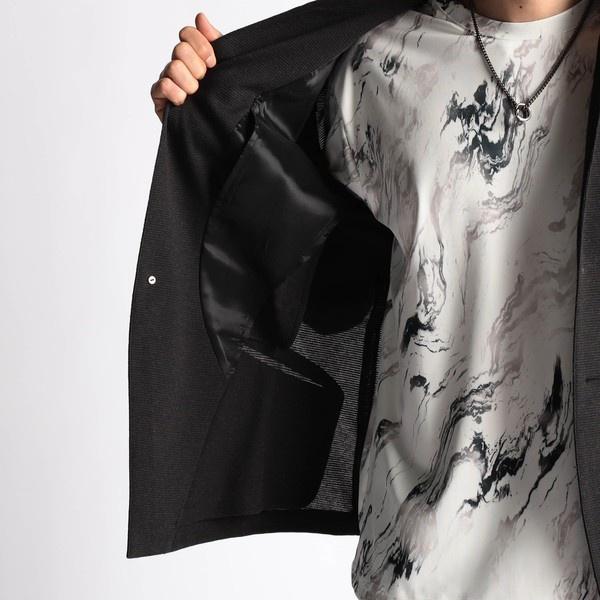 新品タグ付未使用品 ニコルクラブフォーメン ノーカラージャケット 七分袖 XL NICOLE CLUB FOR MEN（ニコルクラブフォーメン） 7分袖イタリアン