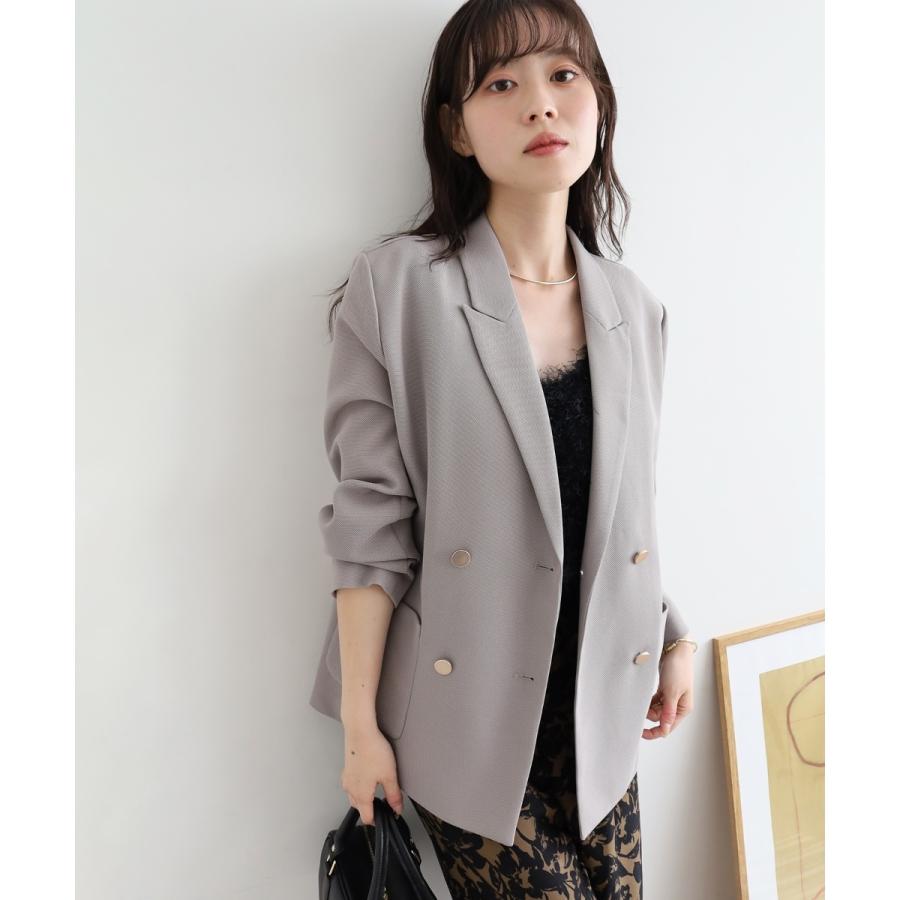 le.coeur blanc（ルクールブラン） メッシュダブルブレストジャケット 