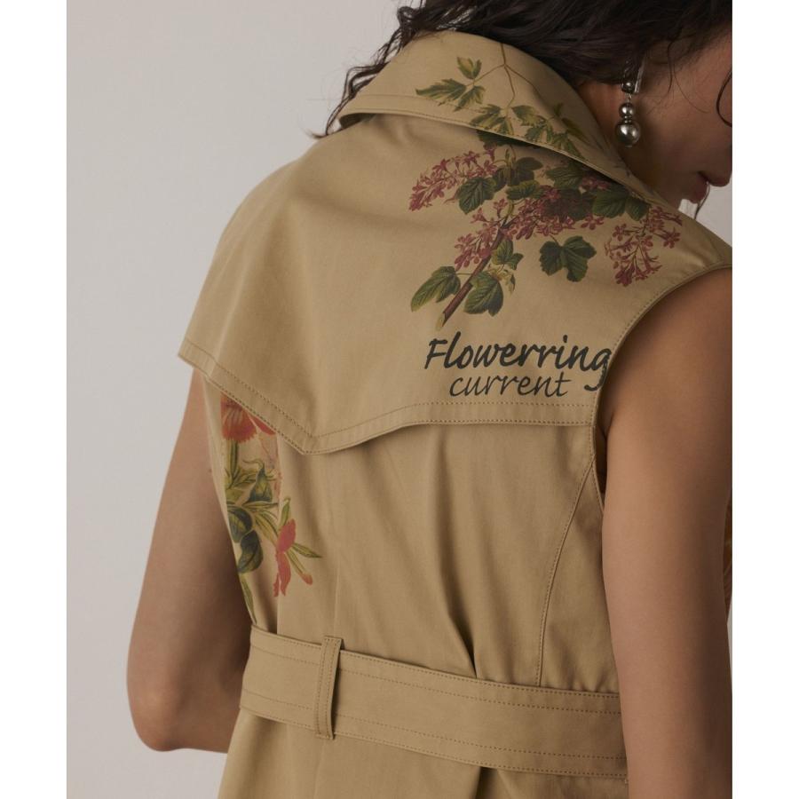 m2 GRACE CONTINENTAL プリントトレンチワンピース プリントトレンチワンピース / GRACE CONTINENTAL | GRACE