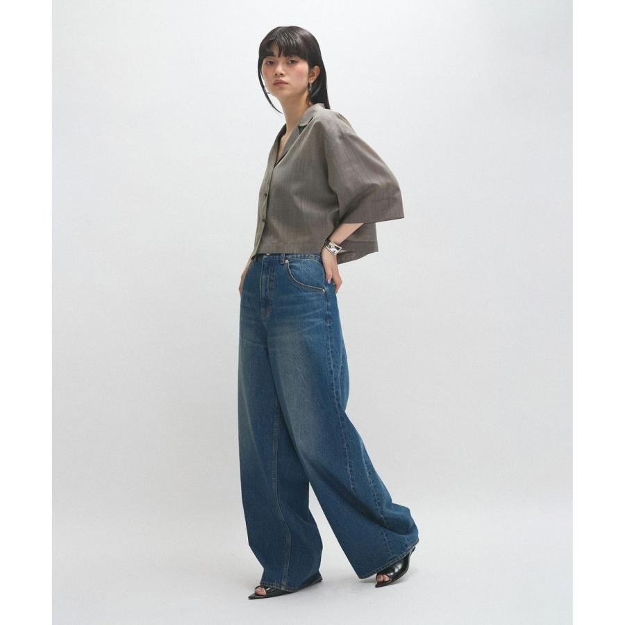 ADAM ET ROPE' 【サステナブル】バックタックワイドデニム