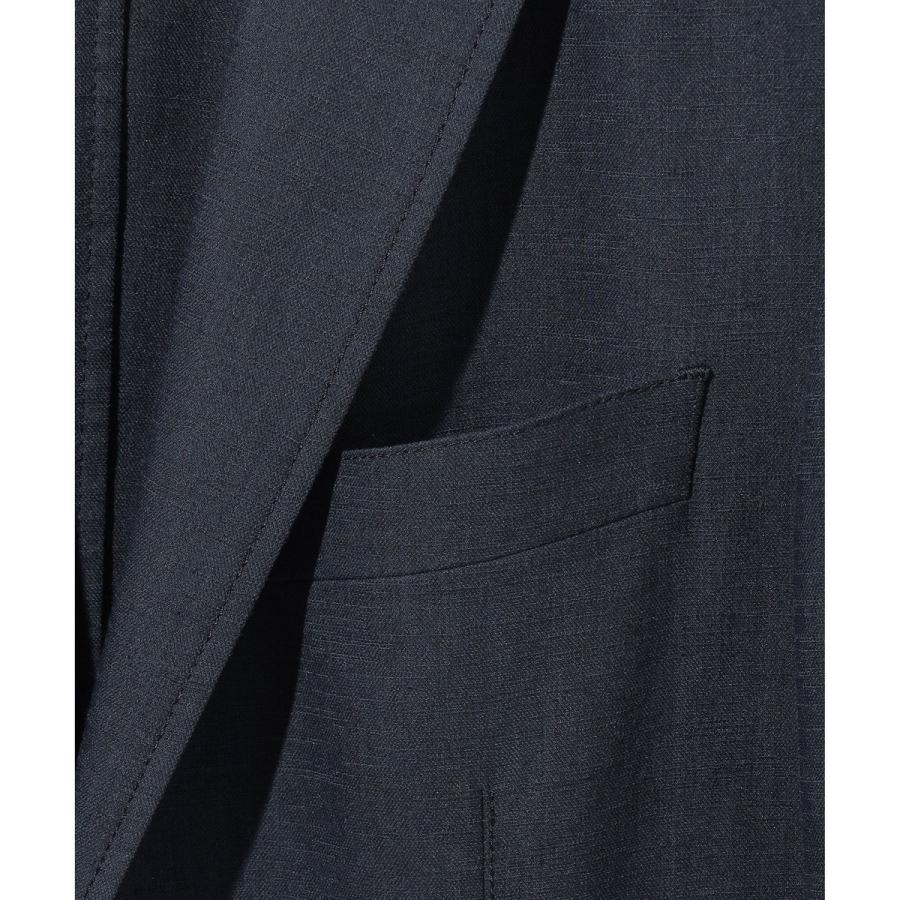 【キングサイズ・清涼/ストレッチ】ストレッチリネンシャンブレー ジャケットの画像