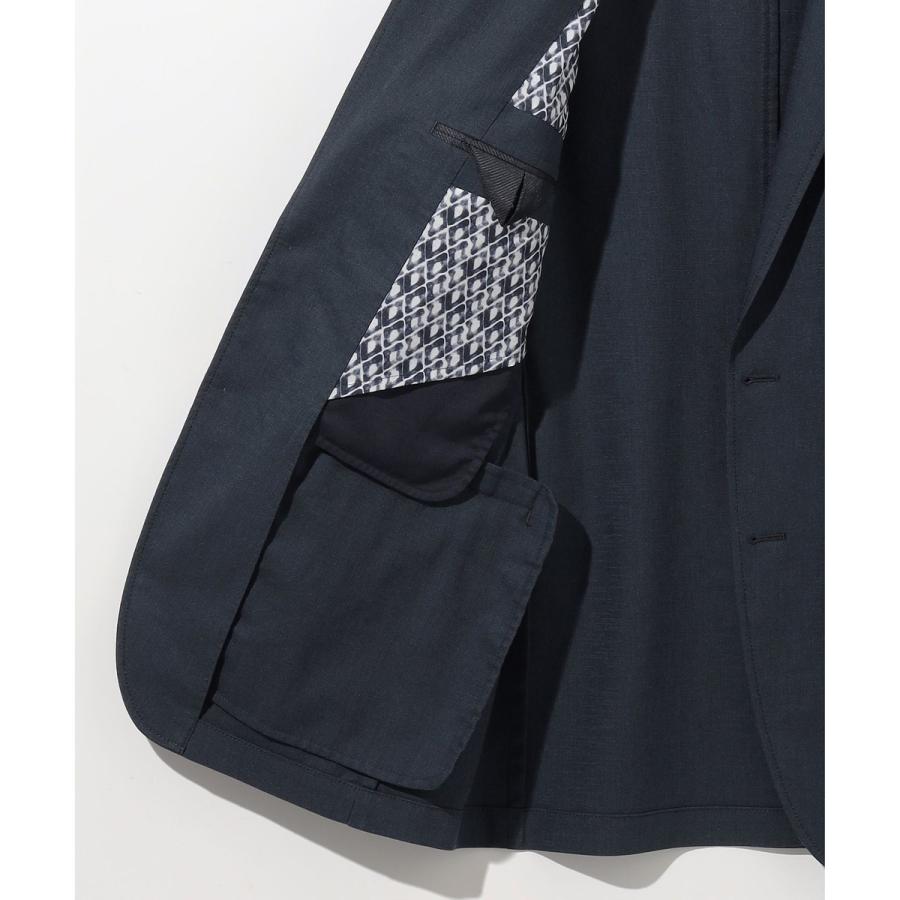 【キングサイズ・清涼/ストレッチ】ストレッチリネンシャンブレー ジャケットの画像