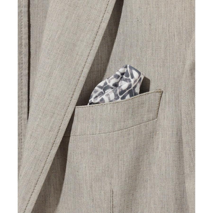 【キングサイズ・清涼/ストレッチ】ストレッチリネンシャンブレー ジャケットの画像