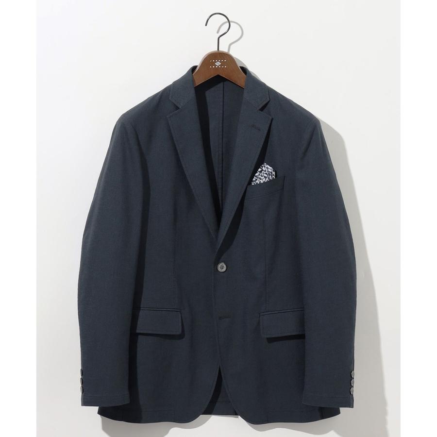 【キングサイズ・清涼/ストレッチ】ストレッチリネンシャンブレー ジャケットの画像