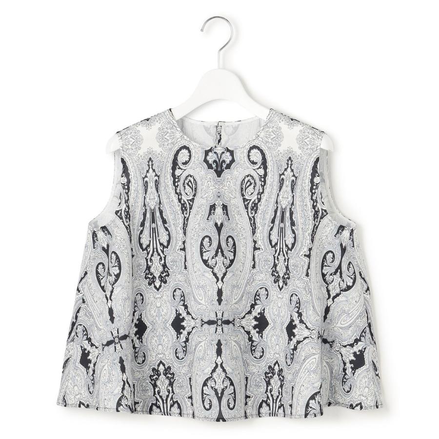 23区 【洗える】Ratti ドローイング ペイズリー プリント