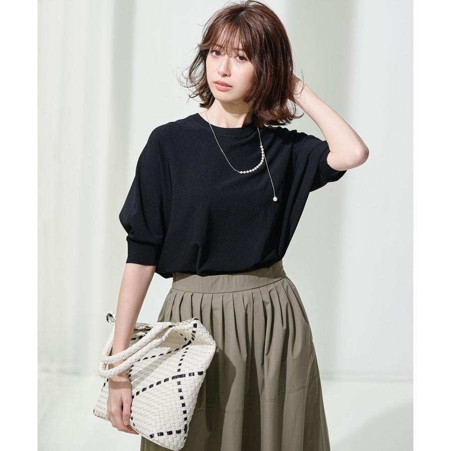 今期【洗える】レーヨンポリエステルストレッチ ドルマンニット　44サイズ 洗える】レーヨンポリエステルストレッチ ドルマン ニット / 23