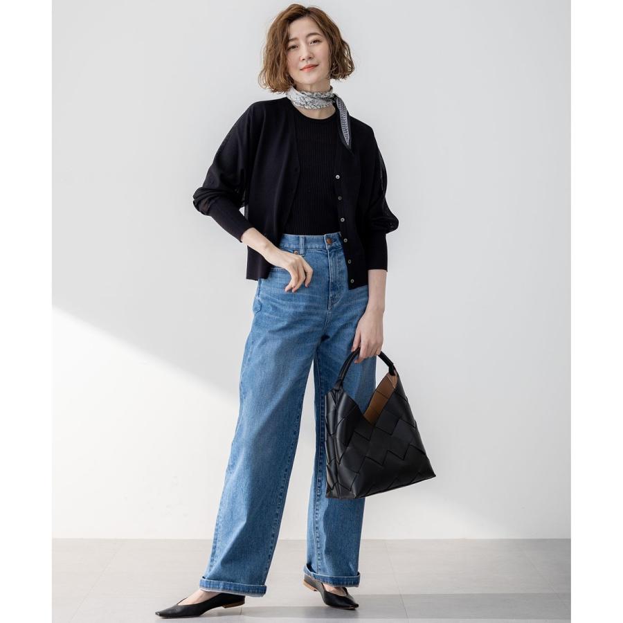 23区（ニジュウサンク） 【洗える】シャイニーシアー ドルマンスリーブ