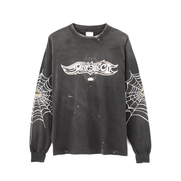 SAINT MICHAEL ML_LS TEE INSANITY ブラック M ROYAL FLASH（ロイヤルフラッシュ） SAINT MICHAEL／セントマイケル