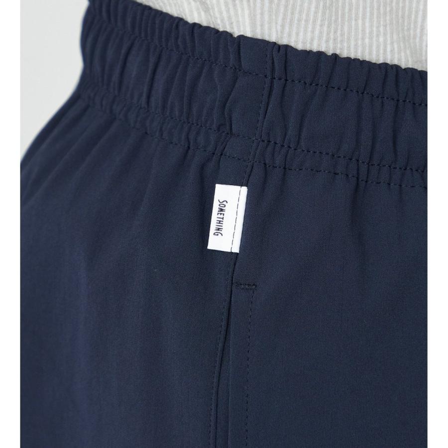 SOMETHING（サムシング） ウエストゴムSLワイドパンツ【UVカット・冷感